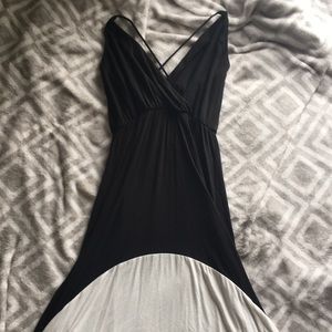 High low strappy dress